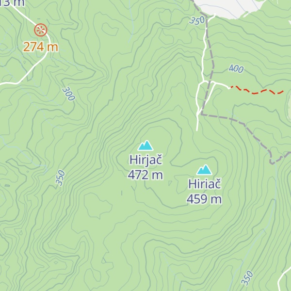 Map of Hirjač