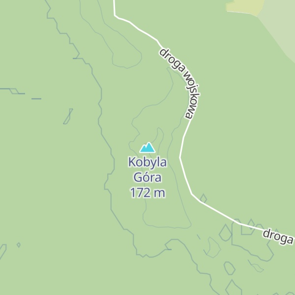 Map of Kobyla Góra