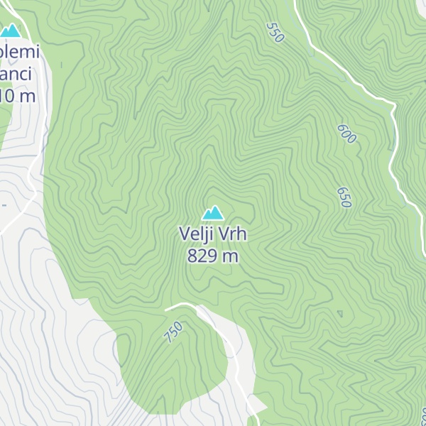 Map of Velji Vrh
