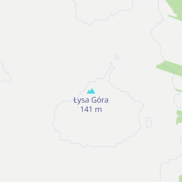 Map of Łysa Góra