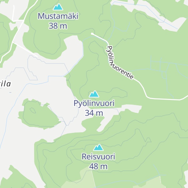 Map of Pyölinvuori