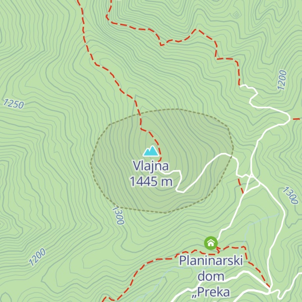Map of Vlajna