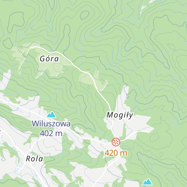 Map of Łazy