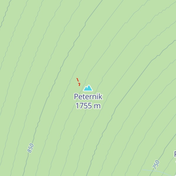 Map of Peternik