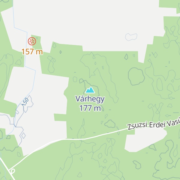 Map of Várhegy