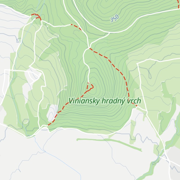 Map of Viniansky hrad
