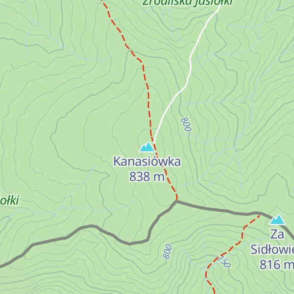 Map of Kanasiówka