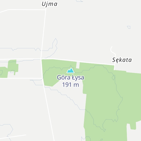 Map of Góra Łysa