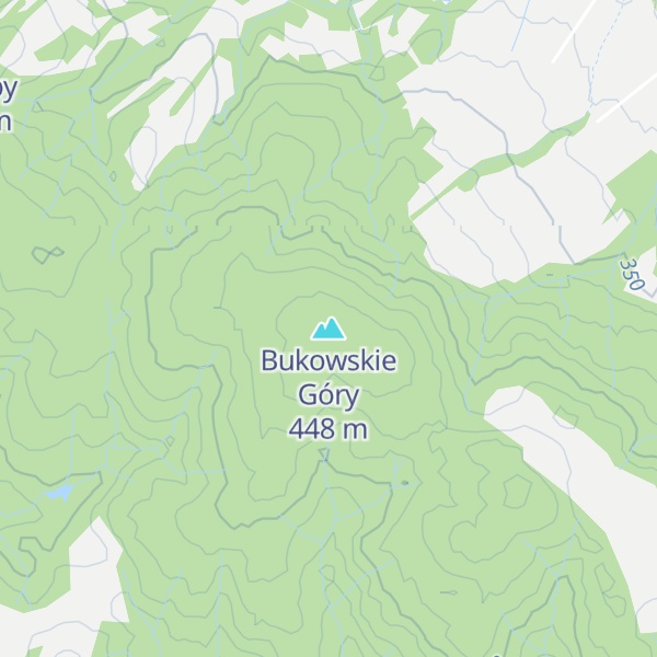 Map of Bukowskie Góry