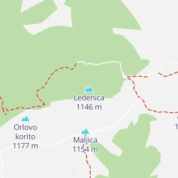 Map of Ledenica