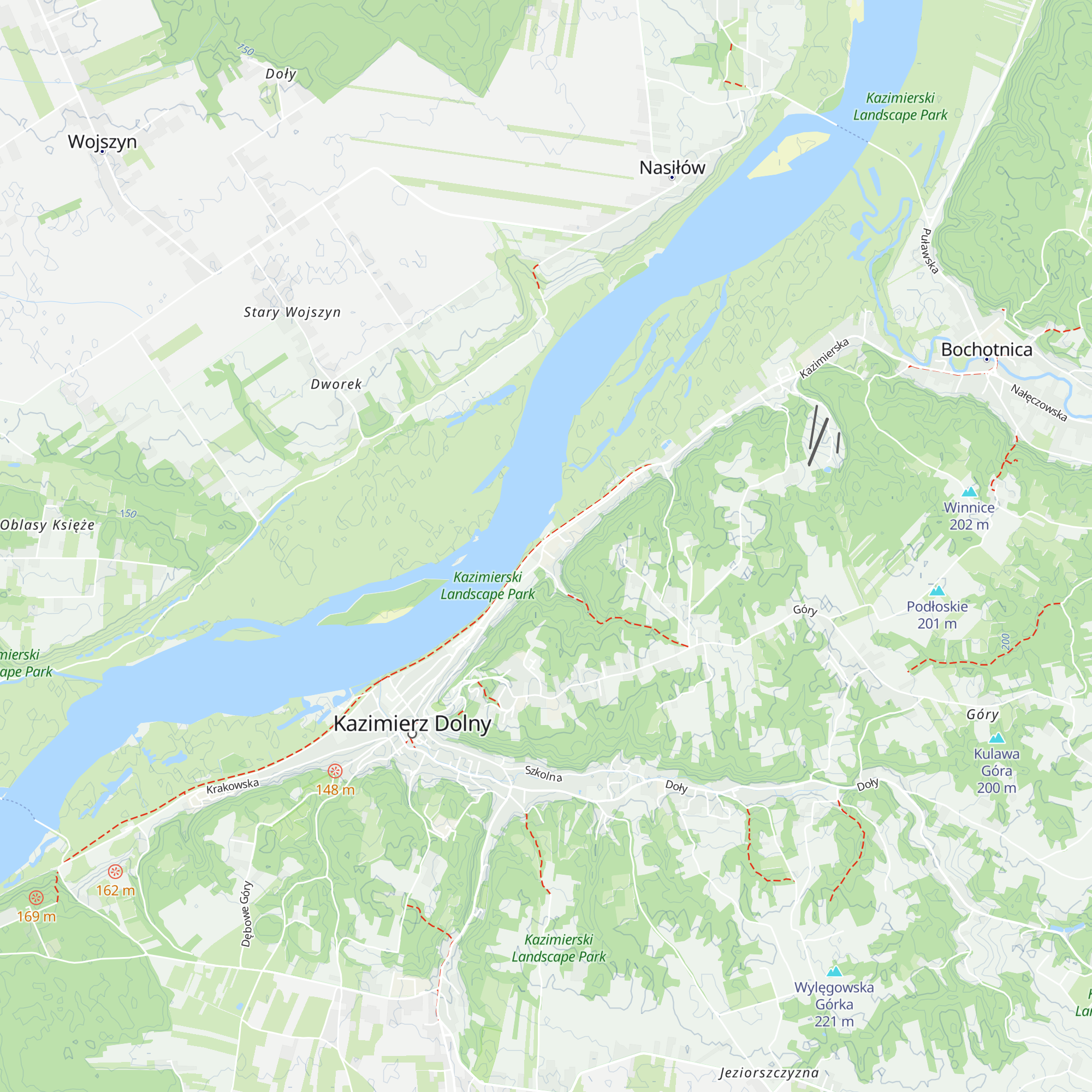 Schronisko pod Wianuszkami map
