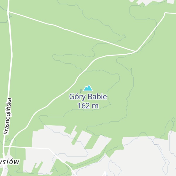 Map of Góry Babie