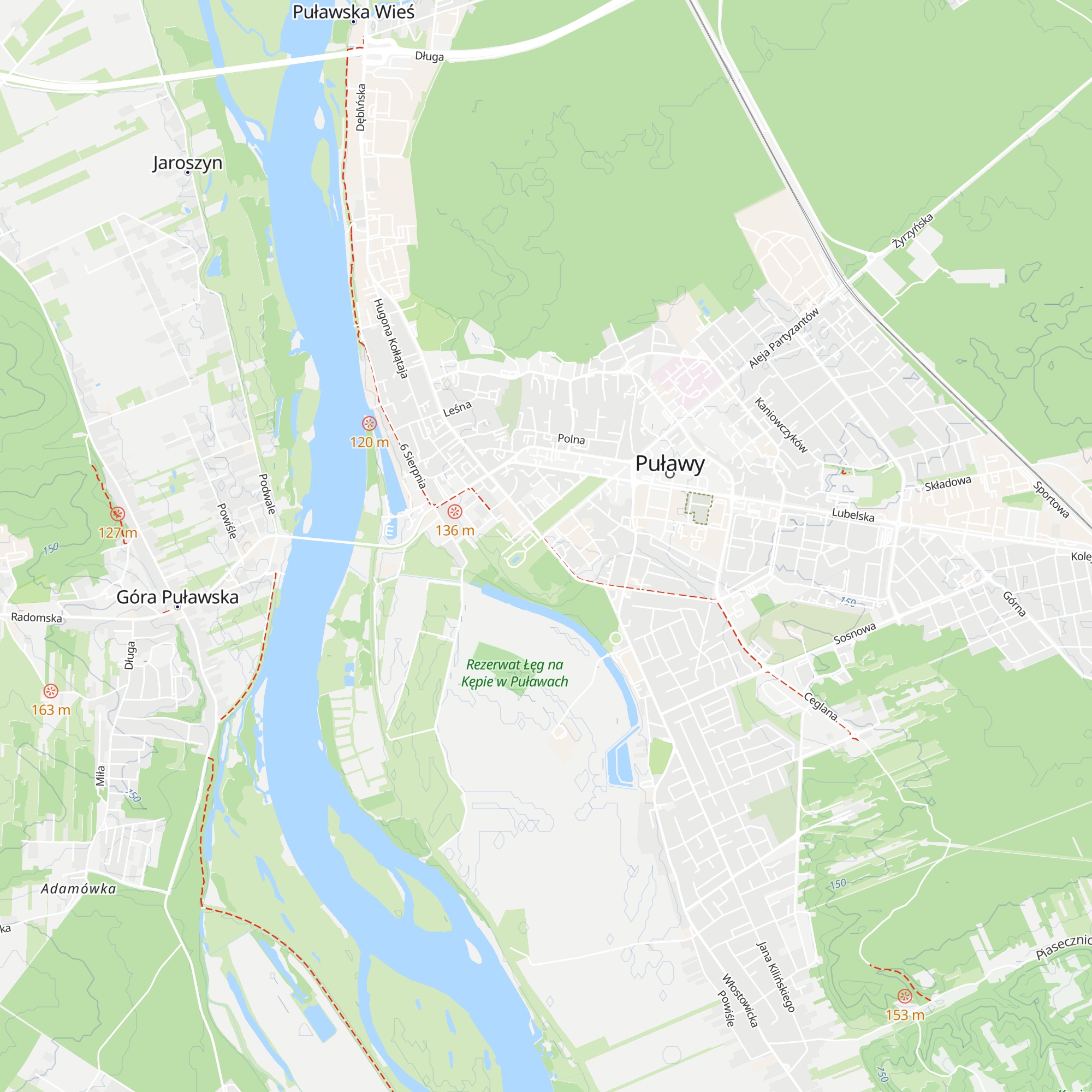Biur Obsługi Ruchu Turystycznego Dukat map