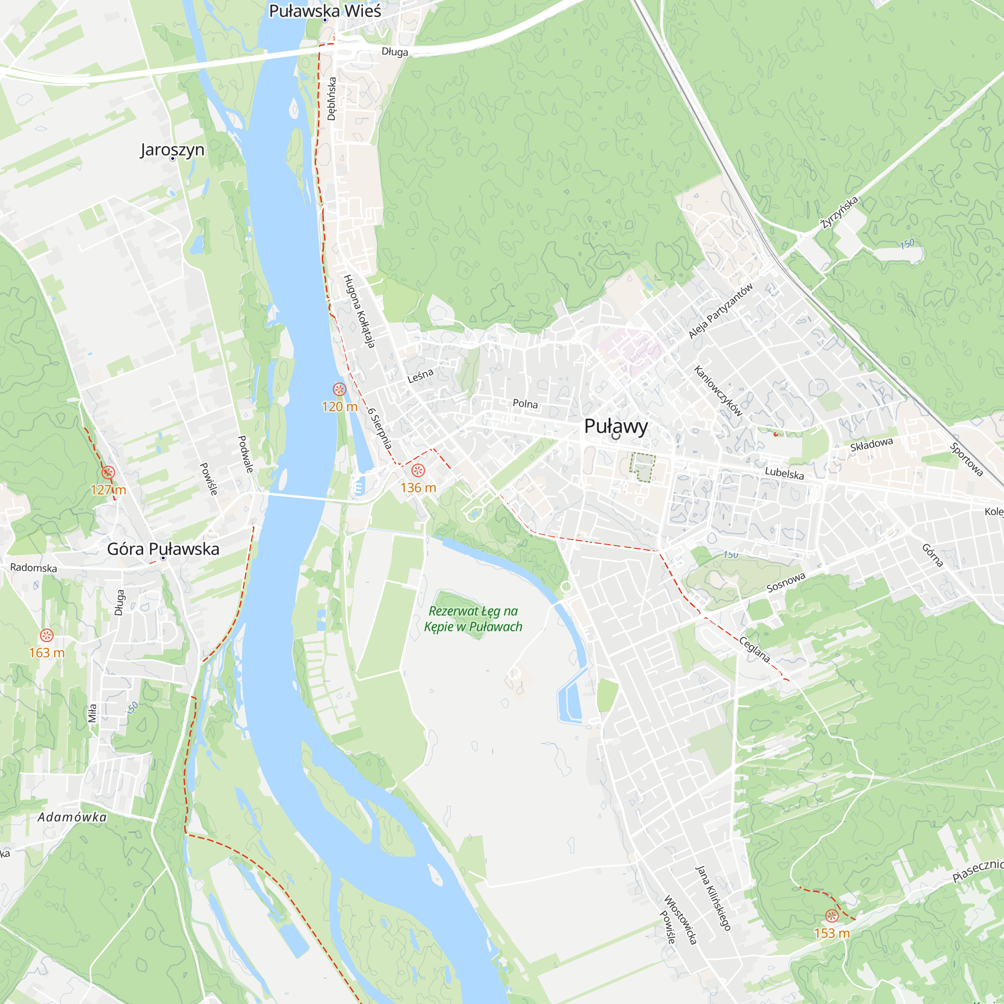 Biur Obsługi Ruchu Turystycznego Dukat map