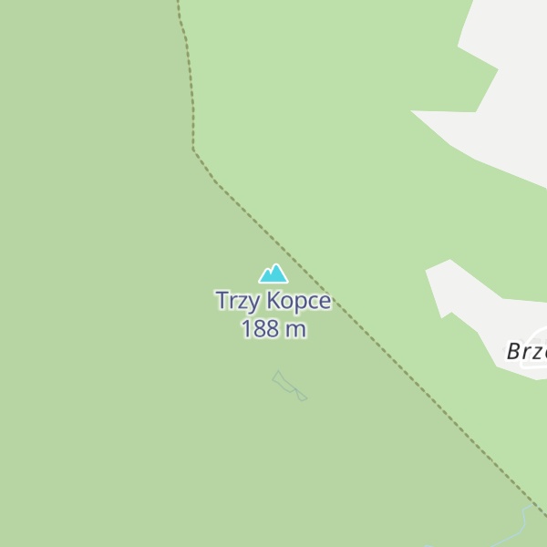 Map of Trzy Kopce
