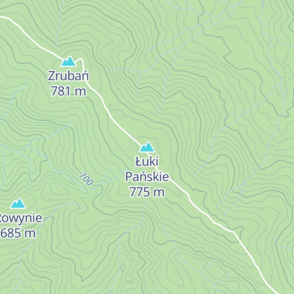 Map of Łuki Pańskie