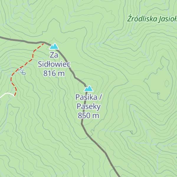 Map of Pasika / Paseky