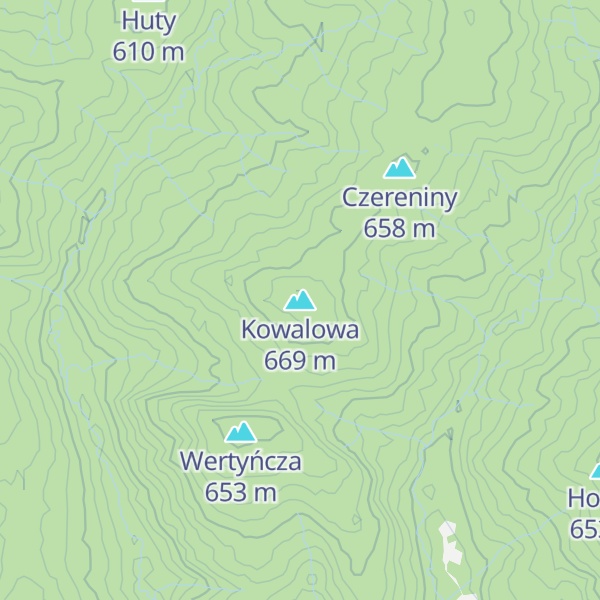 Map of Kowalowa