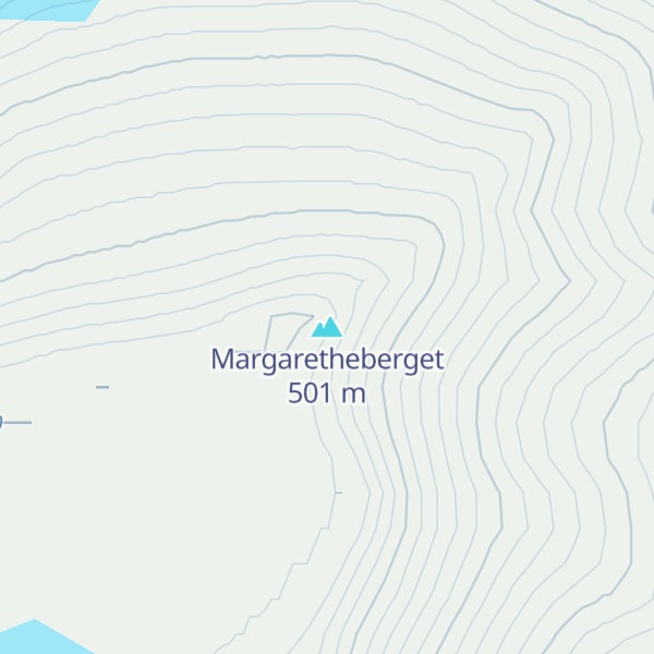 Map of Margaretheberget
