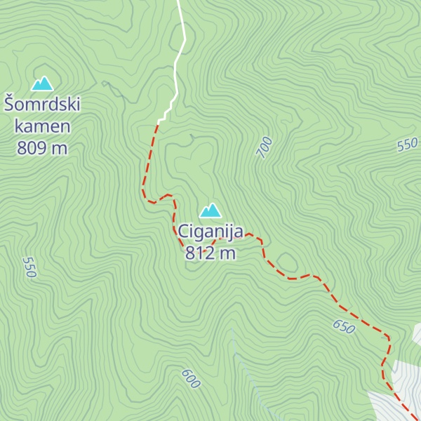 Map of Ciganija