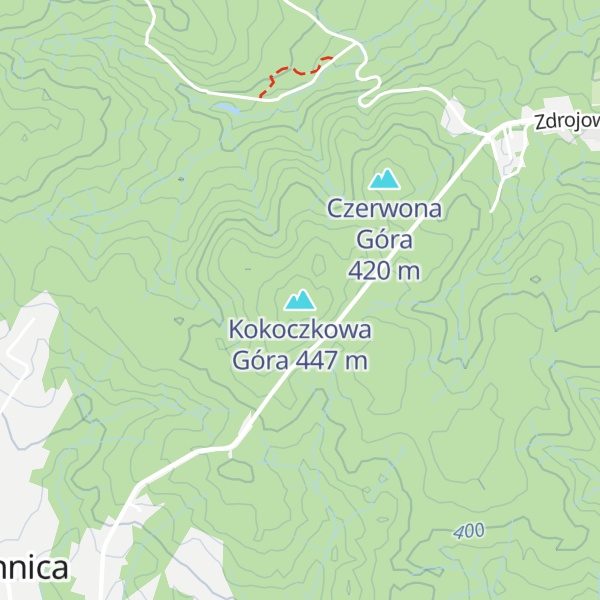 Map of Kokoczkowa Góra