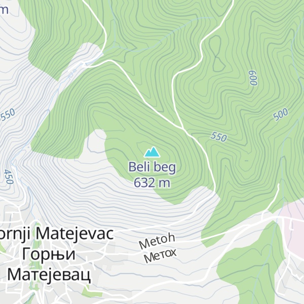 Map of Beli beg