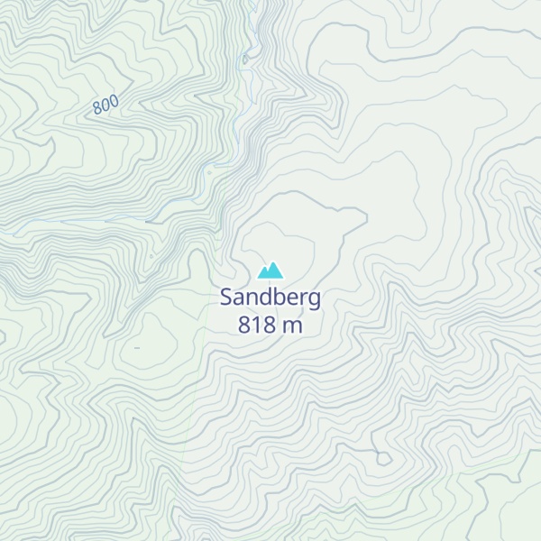 Map of Sandberg