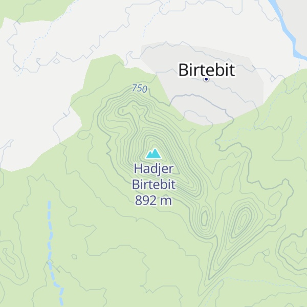Map of Hadjer Birtebit