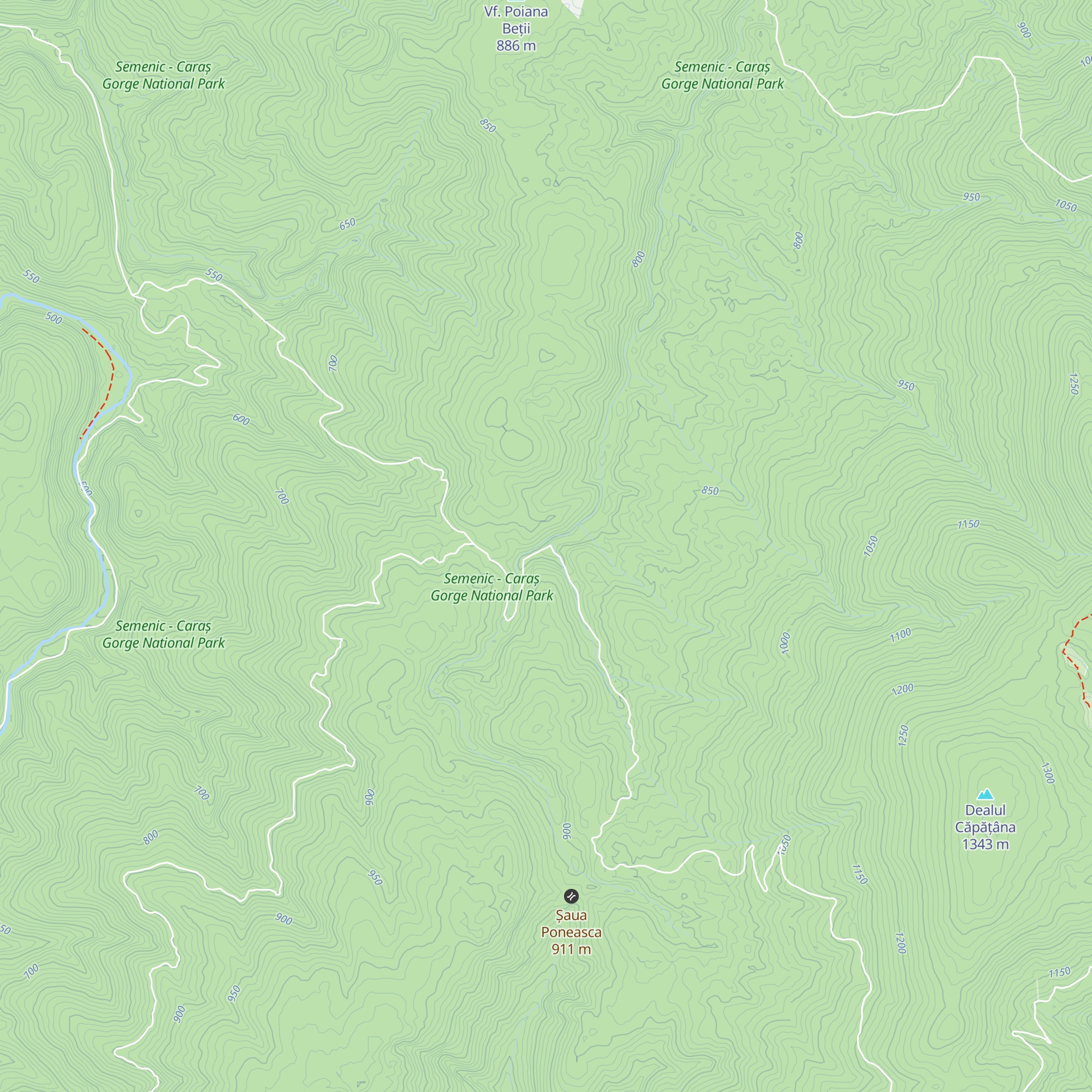 Cabana Berzavița map