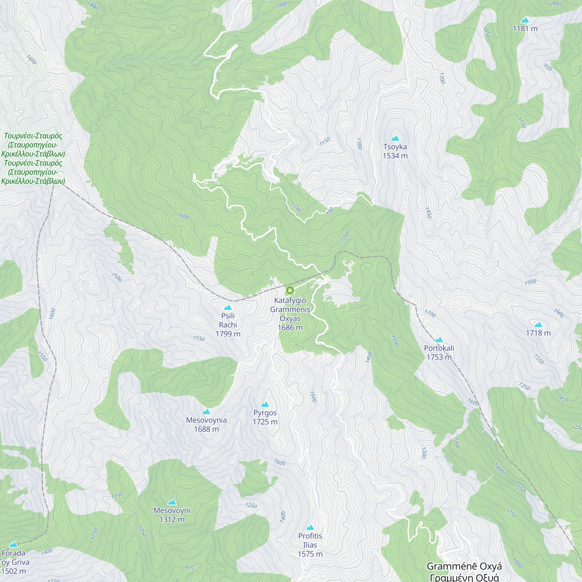Katafygio Eos Lamias map