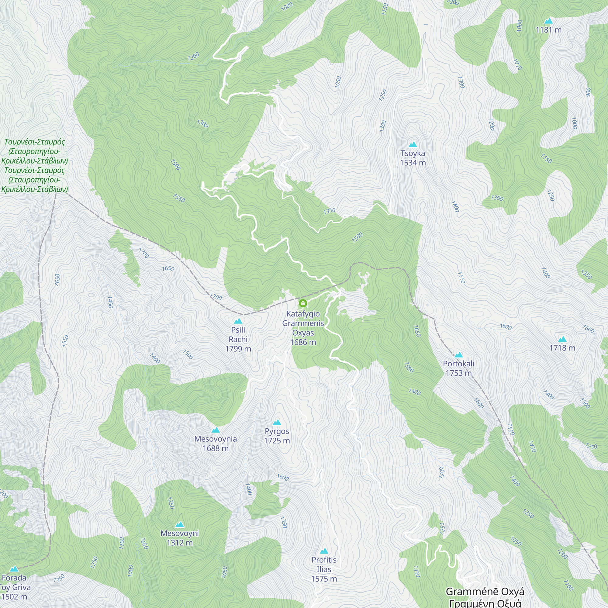 Katafygio Eos Lamias map