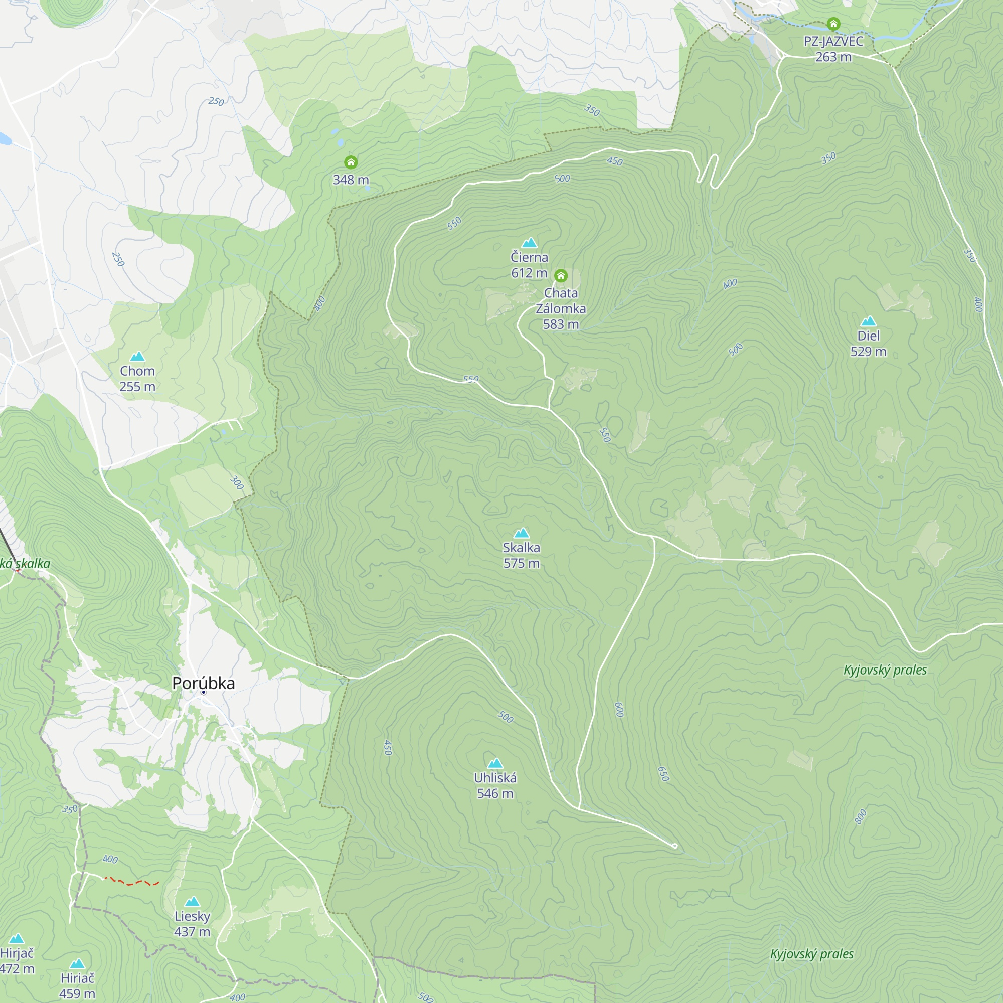 Chata Skalka map