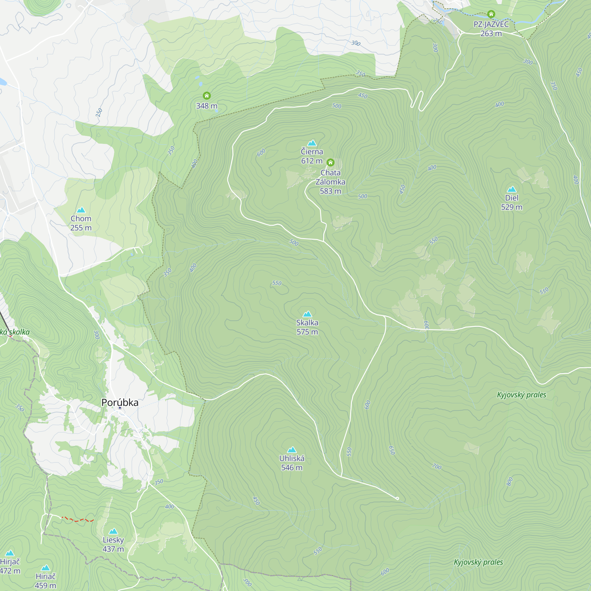 Chata Skalka map
