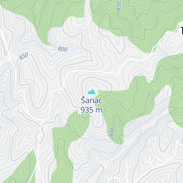 Map of Šanac