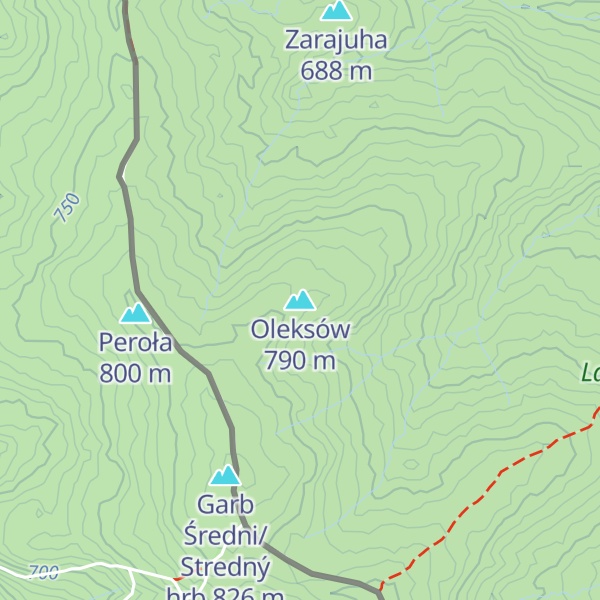 Map of Oleksów