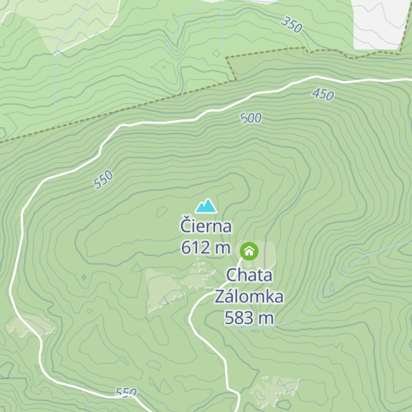 Map of Čierna