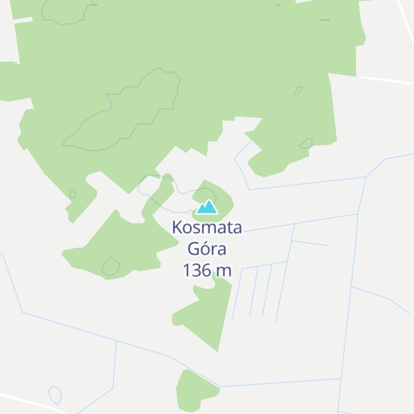 Map of Kosmata Góra