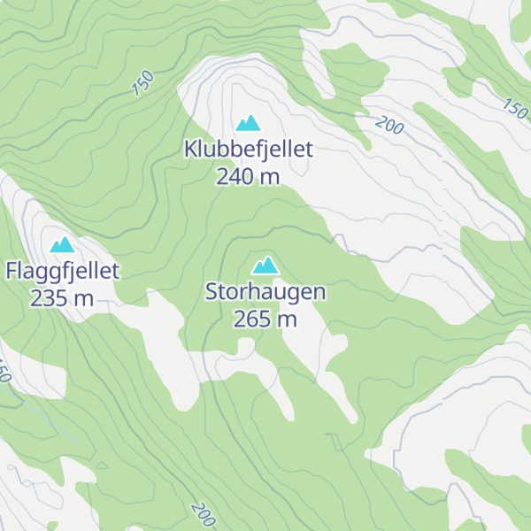 Map of Storhaugen