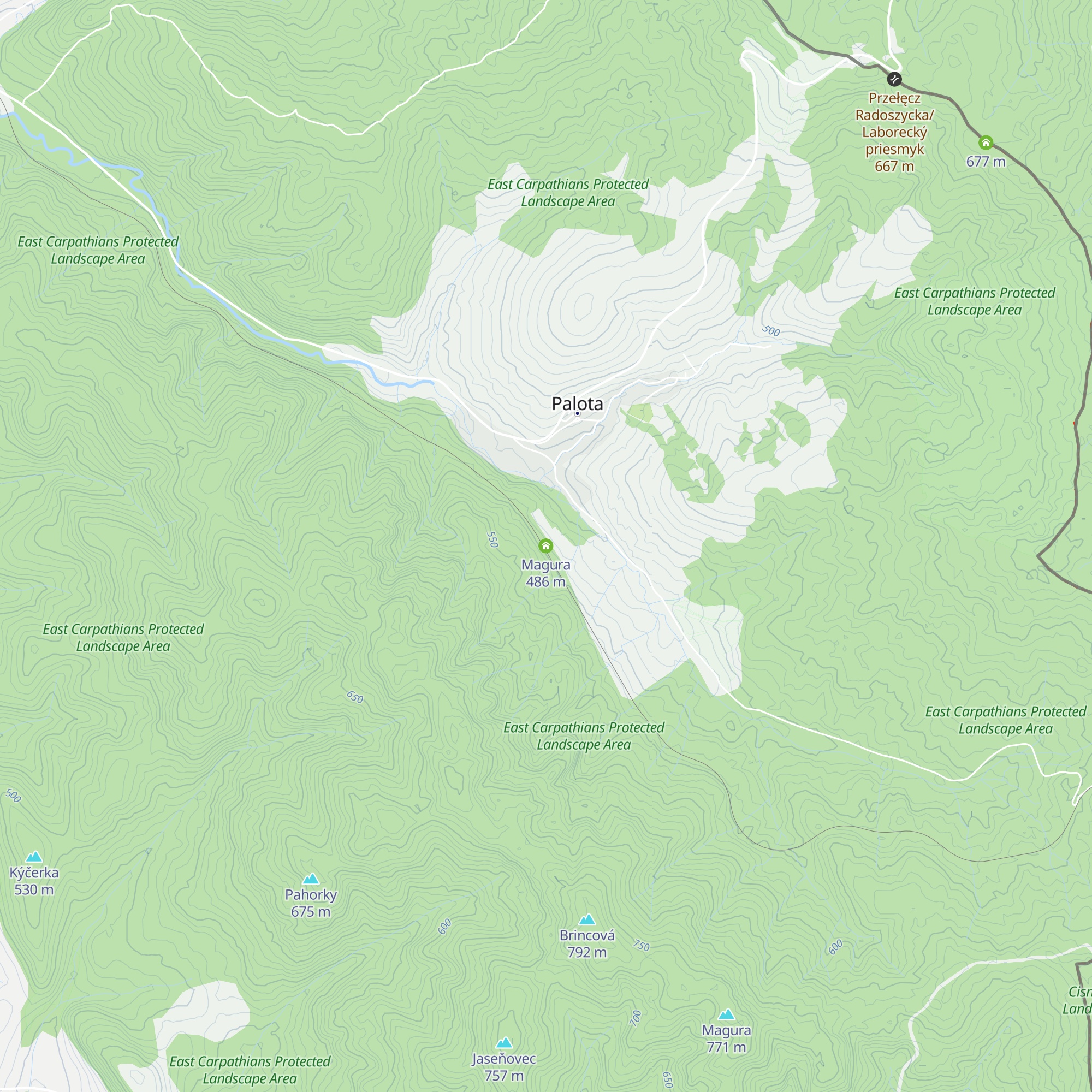 Magura map