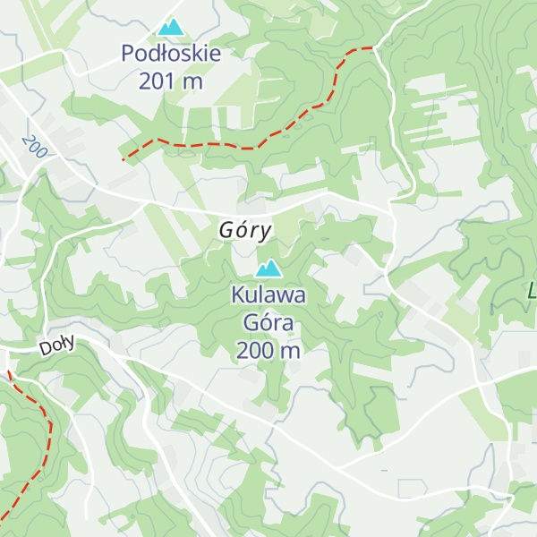 Map of Kulawa Góra