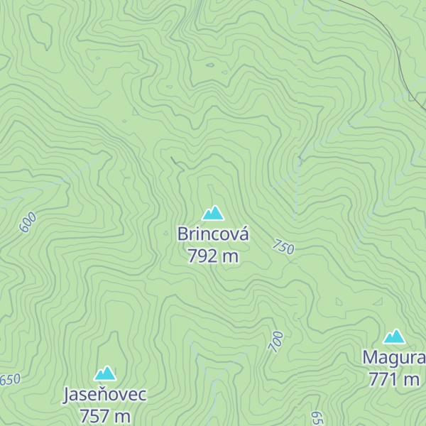 Map of Brincová