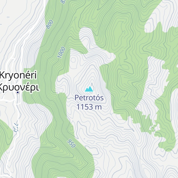 Map of Petrotós