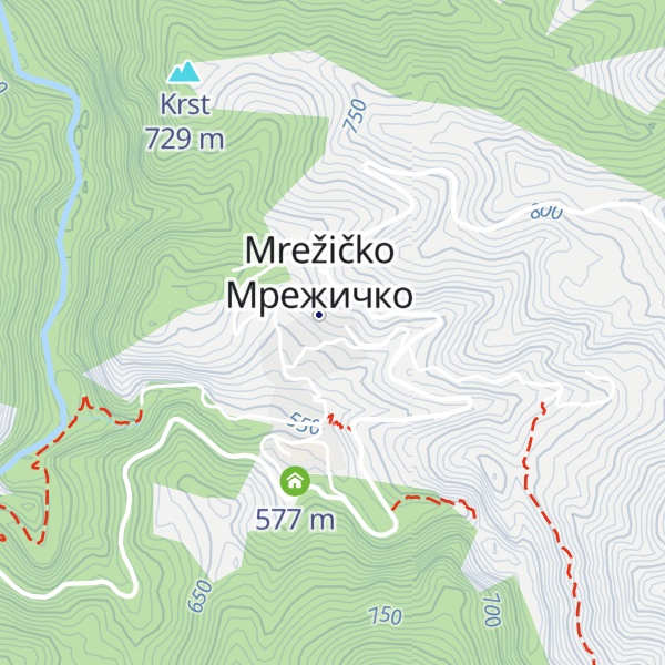 Map of Mrezhichko
