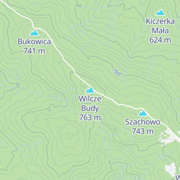 Map of Wilcze Budy