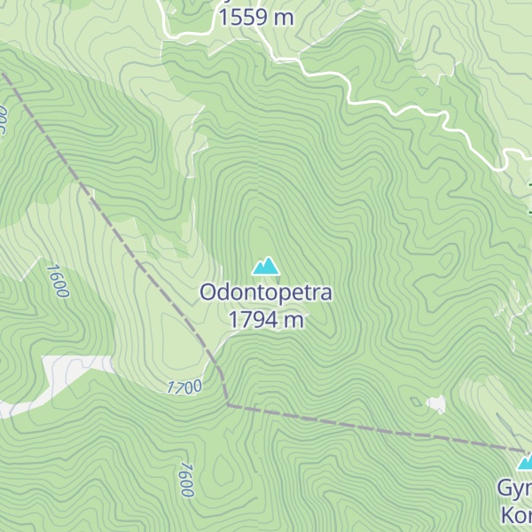 Map of Odontopetra