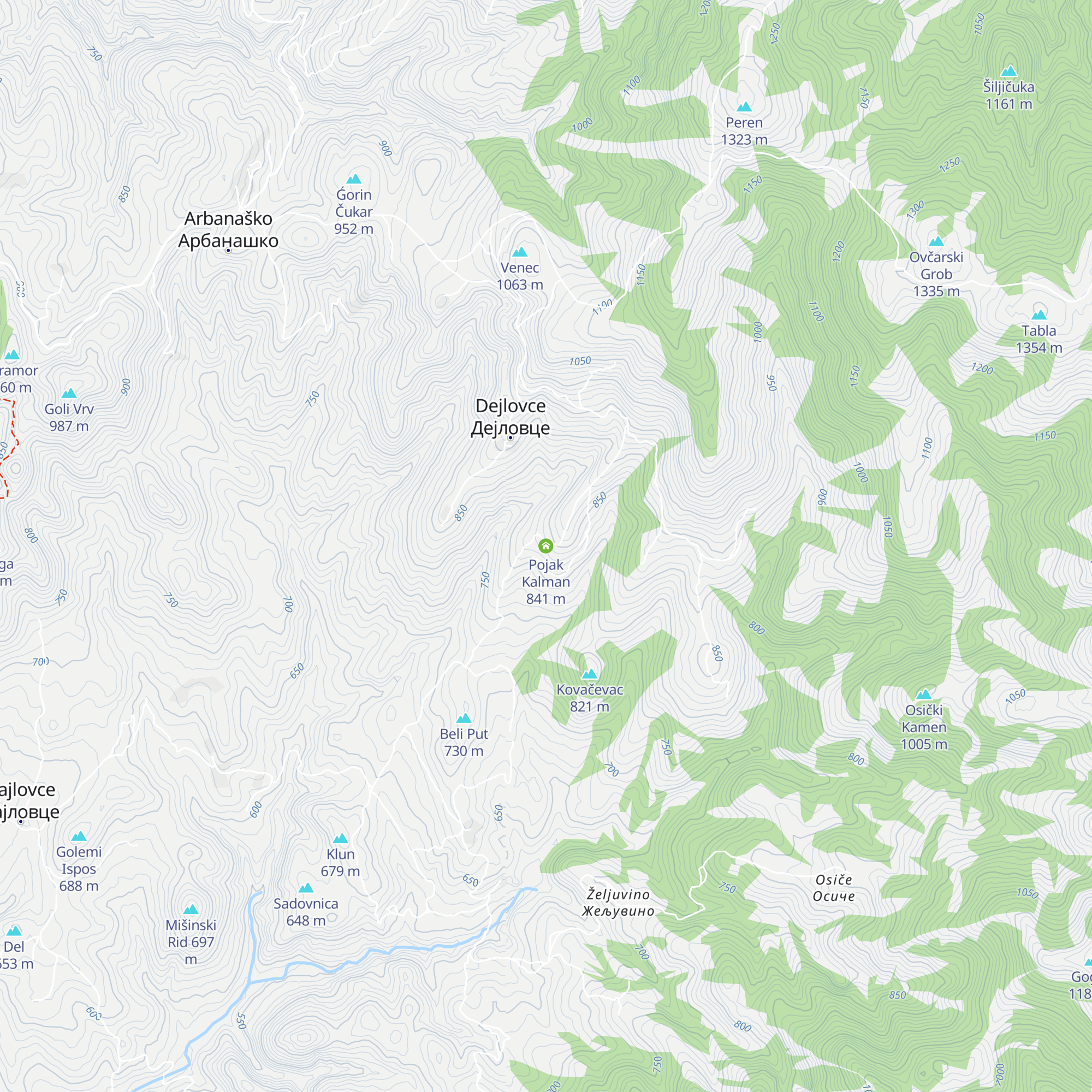 Pojak Kalman map