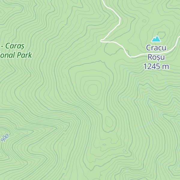 Map of Cracu Lung