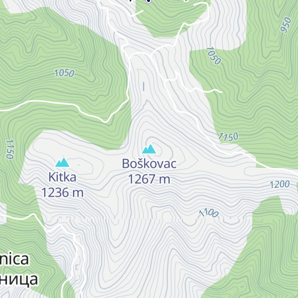 Map of Boškovac
