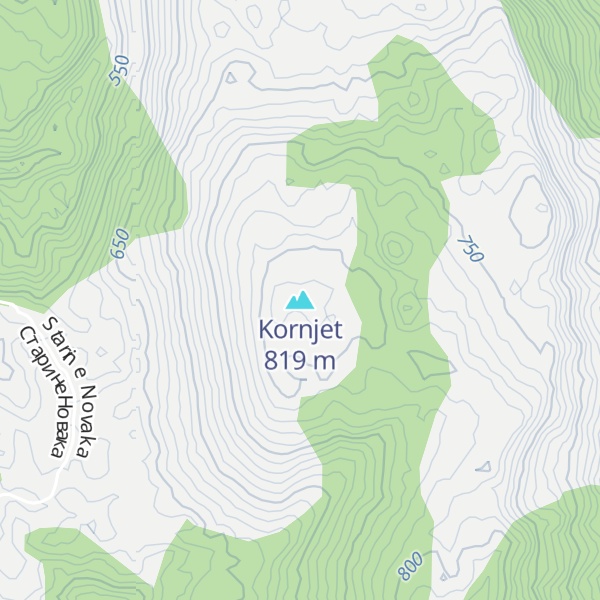 Map of Kornjet