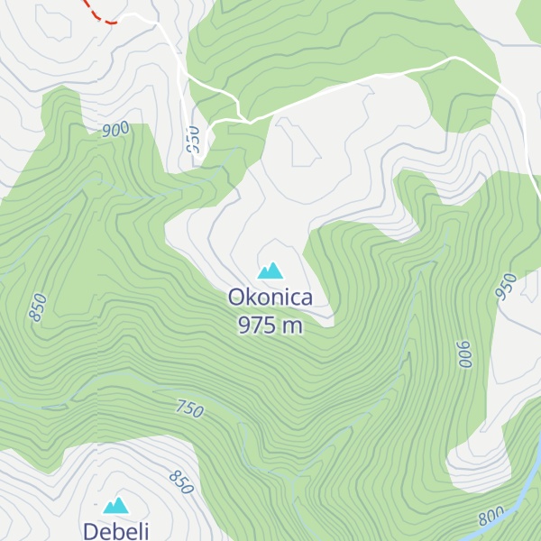 Map of Okonica